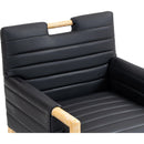  Color_Black -- Meridian Aimee Arm Chair IMAGE 8