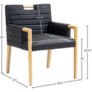  Color_Black -- Meridian Aimee Arm Chair IMAGE 9