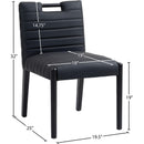  Color_Black -- Meridian Aimee Dining Chair IMAGE 9