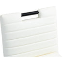  Color_Cream -- Aimee Cream Vegan Leather Upholstered Dining Side Chair IMAGE 8