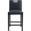  Color_Black -- Meridian Aimee Counter Height Stool IMAGE 3