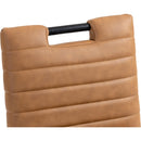  Color_Cognac -- Aimee Cognac Vegan Leather Upholstered Counter Stool IMAGE 8