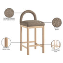  Color_Brown -- Meridian Conrad Counter Height Stool IMAGE 10