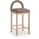  Color_Brown -- Meridian Conrad Counter Height Stool IMAGE 1