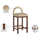  Color_Beige -- Meridian Conrad Counter Height Stool IMAGE 9