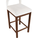  Color_Cream -- Conrad Cream Velvet Upholstered Counter Stool IMAGE 7