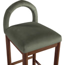  Color_Green -- Conrad Green Velvet Upholstered Counter Stool IMAGE 6