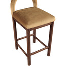  Color_Saddle -- Conrad Saddle Velvet Upholstered Counter Stool IMAGE 7