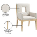  Color_Cream -- Meridian Gwendolyn Arm Chair IMAGE 10