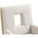  Color_Cream -- Meridian Gwendolyn Arm Chair IMAGE 8