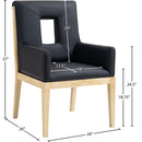  Color_Black -- Meridian Gwendolyn Arm Chair IMAGE 9