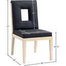  Color_Black -- Meridian Gwendolyn Dining Chair IMAGE 9