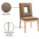  Color_Brown -- Gwendolyn Brown Vegan Leather Upholstered Dining Side Chair IMAGE 10