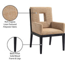  Color_Cognac -- Meridian Gwendolyn Arm Chair IMAGE 10