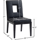  Color_Black -- Meridian Gwendolyn Dining Chair IMAGE 9