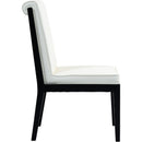  Color_Cream -- Gwendolyn Cream Vegan Leather Upholstered Dining Side Chair IMAGE 4