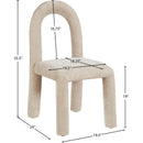  Color_Beige -- Meridian Amari Dining Chair IMAGE 8