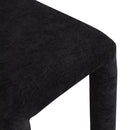 Color_Black -- Amari Black Chenille Fabric Upholstered Dining Chair IMAGE 7