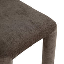  Color_Brown -- Amari Brown Chenille Fabric Upholstered Dining Chair IMAGE 7