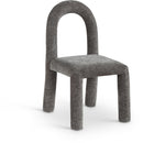  Color_Grey -- Amari Grey Chenille Fabric Upholstered Dining Chair IMAGE 1