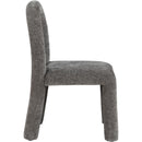  Color_Grey -- Amari Grey Chenille Fabric Upholstered Dining Chair IMAGE 4