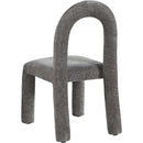  Color_Grey -- Amari Grey Chenille Fabric Upholstered Dining Chair IMAGE 6