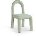  Color_Mint -- Amari Mint Chenille Fabric Upholstered Dining Chair IMAGE 1