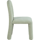  Color_Mint -- Amari Mint Chenille Fabric Upholstered Dining Chair IMAGE 4