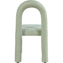 Meridian Amari Mint Chenille Fabric Dining Chair IMAGE 5