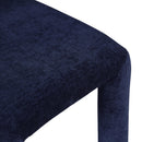 Color_Navy -- Amari Navy Chenille Fabric Upholstered Dining Chair IMAGE 7