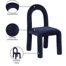  Color_Navy -- Amari Navy Chenille Fabric Upholstered Dining Chair IMAGE 9