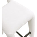  Color_Cream -- Amari Cream Chenille Fabric Upholstered Counter Stool IMAGE 7