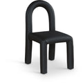 Meridian Amari Black Vegan Leather Dining Chair IMAGE 1
