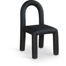 Meridian Amari Black Vegan Leather Dining Chair IMAGE 1