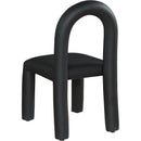 Meridian Amari Black Vegan Leather Dining Chair IMAGE 6