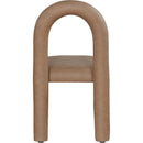 Meridian Amari Brown Vegan Leather Dining Chair IMAGE 5