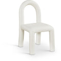  Color_Cream -- Amari Cream Vegan Leather Upholstered Dining Chair IMAGE 1