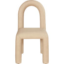  Color_Tan -- Amari Tan Vegan Leather Upholstered Dining Chair IMAGE 3