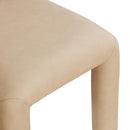  Color_Tan -- Amari Tan Vegan Leather Upholstered Dining Chair IMAGE 7