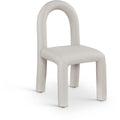  Color_Taupe -- Amari Taupe Vegan Leather Upholstered Dining Chair IMAGE 1