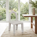  Color_Taupe -- Amari Taupe Vegan Leather Upholstered Dining Chair IMAGE 2