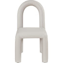  Color_Taupe -- Amari Taupe Vegan Leather Upholstered Dining Chair IMAGE 3