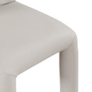  Color_Taupe -- Amari Taupe Vegan Leather Upholstered Dining Chair IMAGE 7