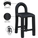  Color_Black -- Meridian Amari Counter Height Stool IMAGE 9