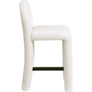  Color_Cream -- Amari Cream Vegan Leather Upholstered Counter Stool IMAGE 4