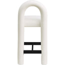  Color_Cream -- Amari Cream Vegan Leather Upholstered Counter Stool IMAGE 5