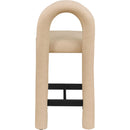 Meridian Amari Tan Vegan Leather Stool IMAGE 5