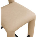  Color_Tan -- Amari Tan Vegan Leather Upholstered Counter Stool IMAGE 7