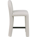  Color_Taupe -- Amari Taupe Vegan Leather Upholstered Counter Stool IMAGE 4
