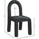  Color_Black -- Meridian Amari Dining Chair IMAGE 8